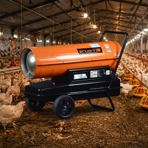 <span class=keywords><strong>Chauffage</strong></span> automatique à air forcé au gazole/kièrusen, en acier inoxydable, haute température, pour grandes surfaces et ateliers - Product Image 6