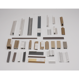 Telaio in alluminio di alta qualità del telaio della finestra della porta profilo in alluminio per materiale da costruzione - Product Image 1