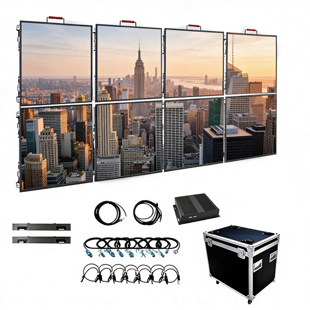 LED Rental Display Screen P3.91 High Resolution Video Wall Panel for Advertising Competitive Prices