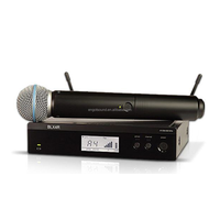 Système de micro sans fil UHF BLX24R BLX4R BETA58 PG58, microphone portable en métal pour chant en direct, voix, karaoké