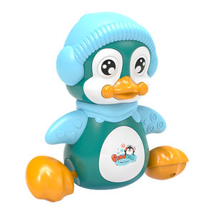 Juguete Musical con Luz y Control por Voz de Pingüino Oscilante Grechi para Niños de 2 a 6 Años, para Juego Educativo en el Tiempo Boca Abajo, de Plástico Amarillo o Azul - Product Image 2