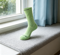 Chaussettes de compression à soutien de la voûte plantaire, mi-mollet, professionnelles, pour l'entraînement au marathon