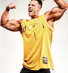 Nuevo Modelo <span class=keywords><strong>Osa</strong></span> Fitness, Camiseta de Baloncesto de Malla de Secado Rápido para Hombre - Ropa Deportiva para Correr y Entrenar - Product Image 1