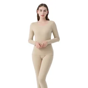 2024Round Neck Women's Super Soft Thermal Underwear Pants Set (Keeps You Warm and Comfortable All Day)