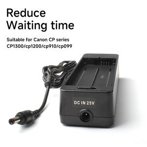 Chargeur de batterie électrique NB-CP2L pour imprimantes <span class=keywords><strong>Canon</strong></span> <span class=keywords><strong>Selphy</strong></span> CP900 <span class=keywords><strong>CP1200</strong></span> CP1300 CP1500, utilisation du port DC pour appareil photo - Product Image 2