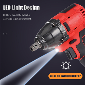 Batterie 21V 4.0Ah 320N.m Perceuse à percussion sans fil Kit combiné outil électrique de qualité industrielle avec clé dynamométrique à source électrique - Product Image 6