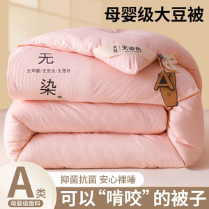 Soybean Fiber <b>Quilt</b> 1 Jin Or Less Natural Undyed Pinkish Gray Anti Bacterial Four Seasons Home Use - Product Image 3