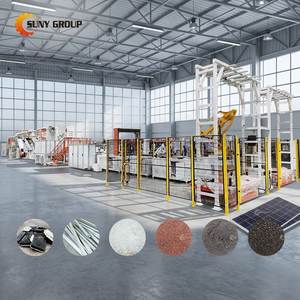 Machine de recyclage de panneaux solaires monofaciaux à taux de récupération élevé, machine de recyclage de verre simple, de métal et d'argent - Product Image 3