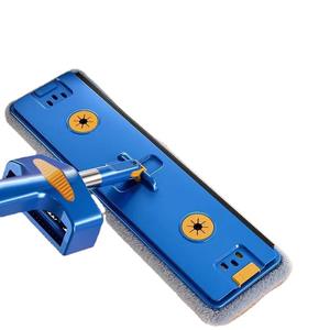 No-Wash Flat <b>Mop</b> Microfiber Rectangular Hook And Loop Fastener Lazy Floor <b>Cleaning</b> Tool 950g JS-6826-1 - Product Image 1