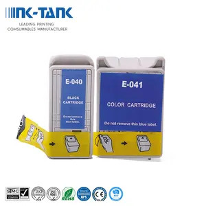 หมึก-ถัง T040 T041พรีเมี่ยมสีเข้ากันได้ตลับหมึกอิงค์เจ็ทสำหรับ Epson Stylus C62 CX3200เครื่องพิมพ์