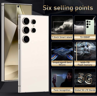 Tout nouveau téléphone S25ultra Plus, version mondiale, charge rapide, 5G LTE, appareil photo arrière 108MP, écran HD, prise en charge multilingue