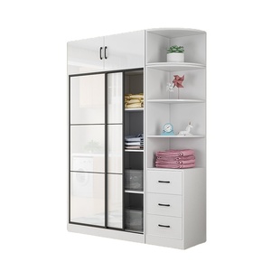 Garde-robe <span class=keywords><strong>de</strong></span> vente chaude du fabricant, armoire à portes coulissantes pour la chambre à coucher, bureau <span class=keywords><strong>de</strong></span> rangement et <span class=keywords><strong>de</strong></span> rangement moderne et simple - Product Image 1