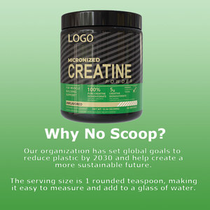Greenpie Poudre de créatine monohydrate pure, complément protéiné pour la construction musculaire, pour la force et l'amélioration des performances des adultes - Product Image 6