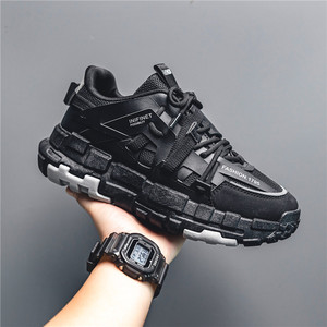 Nouvelles baskets tendance automne/printemps, style clunky, résistantes, respirantes, avec doublure en mesh, chaussures de sport décontractées pour hommes - Product Image 4