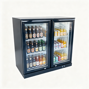 Réfrigérateur à boissons de comptoir américain UL à <span class=keywords><strong>deux</strong></span> <span class=keywords><strong>portes</strong></span>, vitrine réfrigérée pour bière, refroidisseur de bière pour bar arrière - Product Image 2