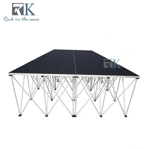 Plataforma de Madera Contrachapada de 30 mm, Escenario Plegable de Aluminio, Escenario de Instalación Rápida - Product Image 1