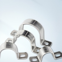 Collier de serrage en U semi-circulaire en acier inoxydable galvanisé pour tuyaux de 480 mm