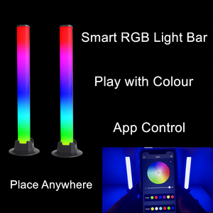 Thông Minh LED Ánh Sáng Chơi Game Thanh Với Ứng Dụng Điều Khiển Âm Nhạc Sync Rgbic Bt Môi Trường Xung Quanh Bầu Không Khí Ánh Sáng Cho TV Đảng Phòng Chơi Game Trang Trí Nội Thất - Product Image 4