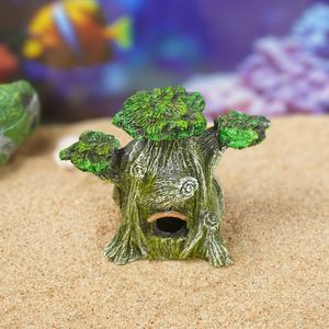 Elegante Hars Grot Ornamenten Milieuvriendelijke Oude Boomhut Garnalen Schuilplaats Voor <span class=keywords><strong>Aquarium</strong></span> <span class=keywords><strong>Aquarium</strong></span> En Woonkamer Ruimte Landschapsarchitectuur - Product Image 4