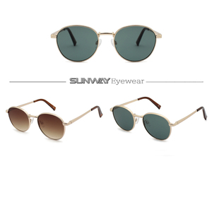 2025 Newest Luxury Brand Sun Glasses for Women Men Custom Logo Round Metal Frame Classic Design Sunglasses Shades - Product Image 2