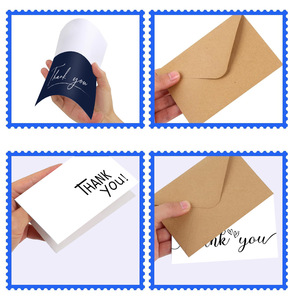 Custom Hand Writing Mother's Day <b>Thank</b> <b>You</b> Blessing Greeting <b>Card</b> Minimalist <b>Wedding</b> Greeting <b>Card</b> Set with Envelope Stickers - Product Image 5