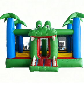 Trampolines gonflables en gros de centre d'amusement <span class=keywords><strong>gonflable</strong></span> extérieur de château en forme de <span class=keywords><strong>crocodile</strong></span> à vendre - Product Image 1