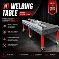 Table de travail de soudage 3D flexible pour charges lourdes, série D28, plateforme de fixation en fonte pour la fabrication d'acier