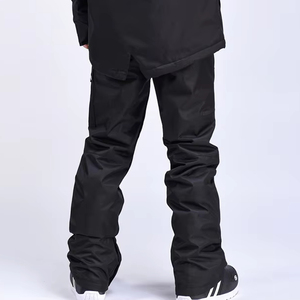 Pantalons de ski d'hiver pour hommes et femmes, respirants et extensibles, imperméables et coupe-vent, pantalons de ski unisexes à fermeture éclair pour adultes - Product Image 2