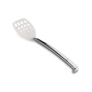 Spatola professionale perforata in acciaio inox, utensile da cucina per girare e servire il cibo - Product Image 1