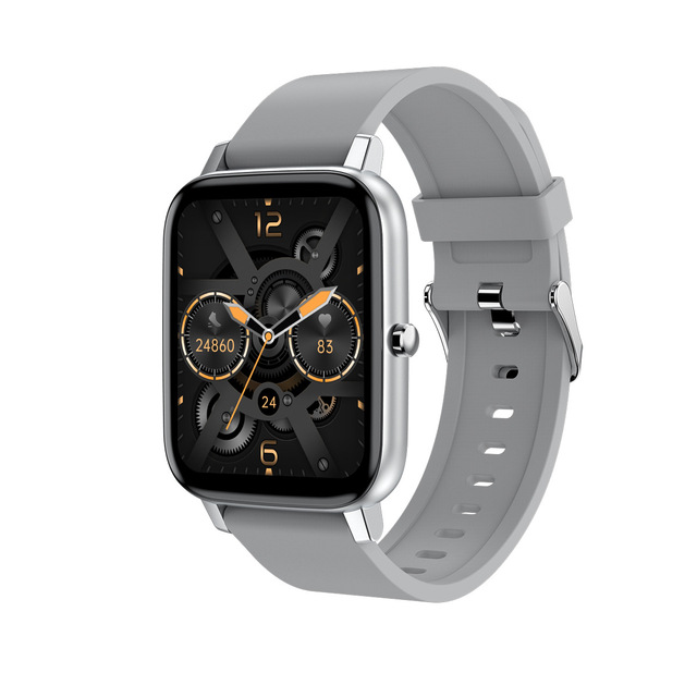 Wholesale H80 1.69" Heart Rate Blood Pressure Monitoring Ladies Temperature T200 Reloj Inteligente T500 Plus Smart Watch