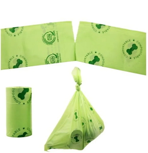 Sacs à déjections canines biodégradables jetables, accessoires, sacs à crottes de chien compostables avec distributeur - Product Image 2