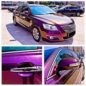 CARLAS 1,52*16,5 m/rollo diamante coche camaleón vinilo envoltura película coche pegatinas alto brillo Multicolor perla película - Product Image 4