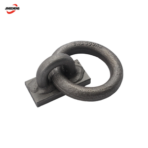 Plaque à œil en D soudée marine de type B, en acier forgé zingué, <span class=keywords><strong>ancre</strong></span> de levage D-Lug à charge nominale (WLL) pour pont de <span class=keywords><strong>bateau</strong></span> - Product Image 1