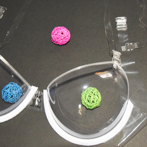 Reggiseno Invisibile Trasparente Push-up per Donna, Lingerie <span class=keywords><strong>Sexy</strong></span> con Spalline Invisibili - Product Image 2