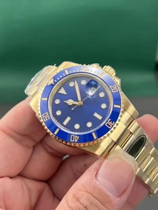 Reloj deportivo automático de lujo para hombre, de acero inoxidable, con zafiro, esfera grande de 41 mm, logotipo personalizado 904, resistente al agua para buceo - Product Image 2