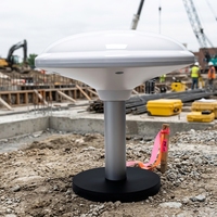 Antenne GNSS RTK de haute précision, type soucoupe volante, pour levés GPS aériens, avec assemblage de câbles multi-connecteurs TNC, couverture à 360 degrés pour UAV
