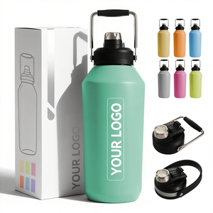 Bouteille d'eau isotherme portable en acier inoxydable à double paroi à large ouverture pour les voyages en extérieur, isolation thermique 12-24 heures - Product Image 1