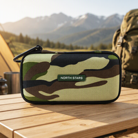 Sac étanche pour téléphone EVA avec rangement pour batterie externe, organisateur de voyage et de camping, vert