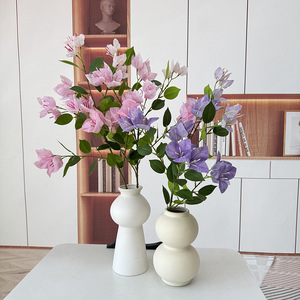 Usine de fleurs artificielles Meiyu Craft, bougainvilliers blancs, roses et violets, accessoires de photographie de mariage, décorations pour la maison - Product Image 2
