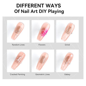 R S Nail 5g Gel Araignée Noir et Blanc pour <span class=keywords><strong>Dessin</strong></span> Floral et Lignes Créatives, Vernis à Ongles Manucure Créative - Product Image 6