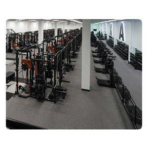 Rouleaux de revêtements de sol intérieurs en caoutchouc EPDM épais et polyuréthane pour salle de sport, installation facile par emboîtement, durables - Product Image 2