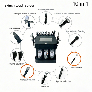 Appareil de microdermabrasion par peeling aquatique pour le nettoyage des pores, l'exfoliation, le rajeunissement de la peau, anti-âge, usage professionnel en salon, machine de beauté - Product Image 5