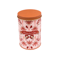 Customized Wholesale Biscuit Round Iron Box Packaging for Candy Cake Iron Box Packaging