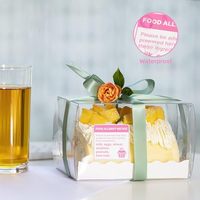 Autocollants d'allergie alimentaire carrés imperméables 2x2 pouces, 300 pièces, impression personnalisée, étiquettes d'avertissement d'allergènes pour la restauration