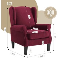 Chaise d'Appoint Moderne en Tissu Chenille pour Salon Éponge Haute Résilience Jambes Robustes Canapé Simple Confortable pour Chambre à Coucher