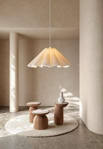 Nordic Design Minimalistische Witte Kroonluchter Golf Paraplu Hanglamp Eetkamer Woonkamer Slaapkamer Stof Ce Modem - Product Image 6