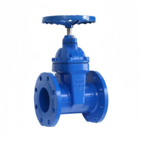 Vanne à opercule à joint rigide avec prix PN16 PN25 DN100 DN250 en fonte ductile, vannes à opercule à bride standard pour l'eau