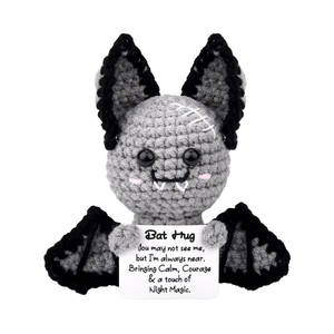 แม็กไจมิ โพซิทีฟ แบท ฮาโลวีน บู บาสเก็ต ของขวัญสำหรับผู้หญิง ผู้ชาย เด็ก ตุ๊กตาหมีขนสั้นน่ารัก ขนาด 31 ซม.-50 ซม. - Product Image 1