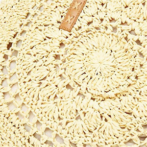 Saglie Di Borse Sacche Bambu Bolsa Mujer Big Beach Spalla Boho Tote Weven Hand Bride Sacca Borsa Nuvole - Product Image 5