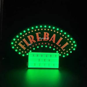 Dessin animé texte lumière carte interactive accessoires de levage pour Bar nuit fête fournitures Halloween atmosphère mise en page et activités - Product Image 4